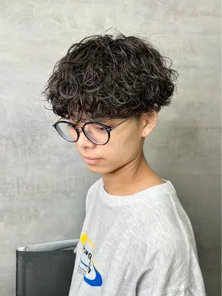 パーマ メンズ 静岡 / 毛流れ特化 /下居真大のヘアスタイル