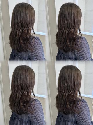 ロング カラー 透明感カラー meiのヘアスタイル