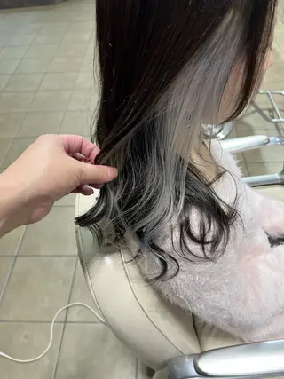 セミロング メンズ レイヤー ウルフ 弓木啓輔のヘアスタイル