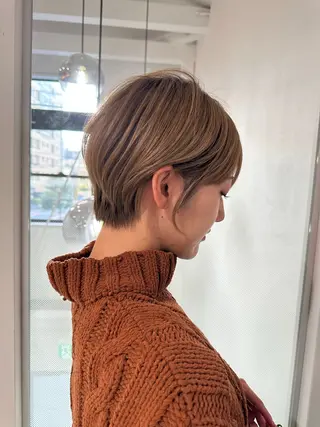 ショート 縮毛矯正/レイヤー taiga🧡のヘアスタイル