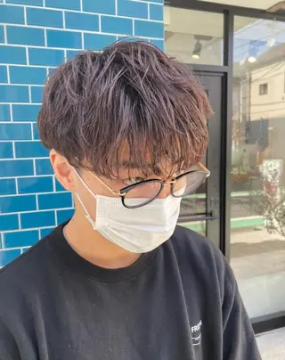 ショート カラー メンズ Chlan岡本 坂本のヘアスタイル