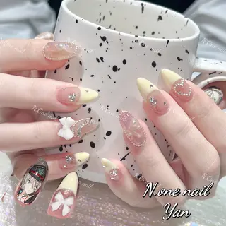 ネイル 長いだし/スカルプ/ パラシェルN.oneのネイルデザイン