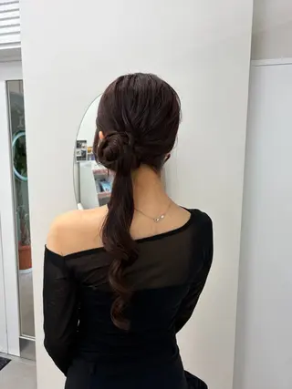 ロング エクステ|カラー| Futaba🎀♡のヘアスタイル
