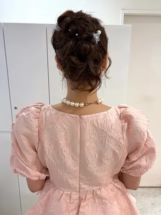 ヘアアレンジ 美髪矯正/レイヤー 赤み消し/はるかのヘアスタイル