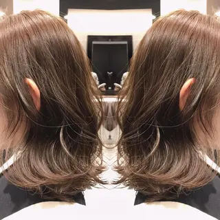 ミディアム カラー 上條 航平のヘアスタイル