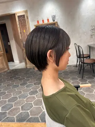 ショート 艶カラー🌟 kanonのヘアスタイル