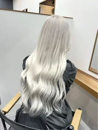 ロング カラー エフェクトブリーチ 🌟前澤啓太朗のヘアスタイル