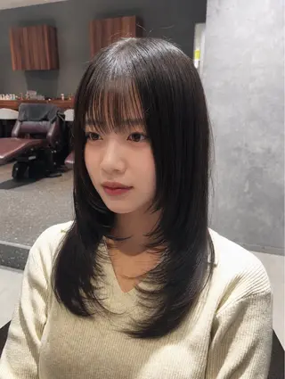 セミロング FORCE 荻原卓冶のヘアスタイル