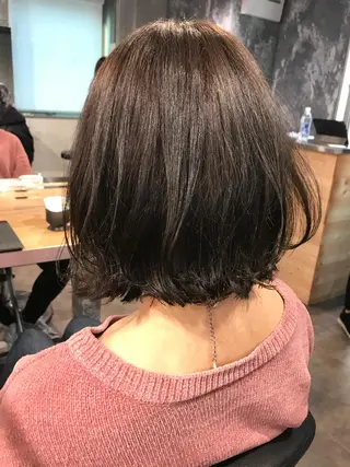 ミディアム カラー 透明感カラー/ レイヤー　YUKAのヘアスタイル