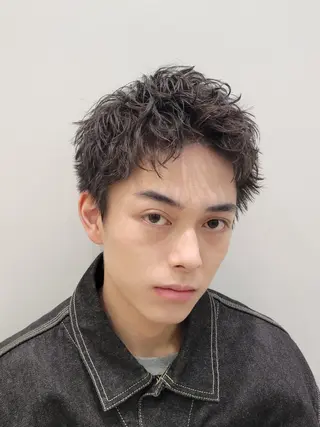 ショート パーマ fifth リュウセイのヘアスタイル