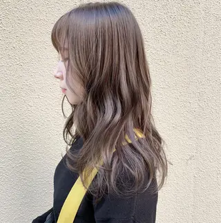 セミロング カラー Teramura Kaoriのヘアスタイル