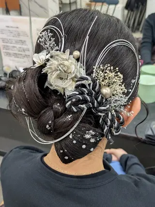 ヘアアレンジ ヘアセット❤️着付け Akaneのヘアスタイル