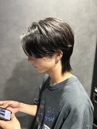 ミディアム パーマ指名率No1 メンズ特化ケイトのヘアスタイル