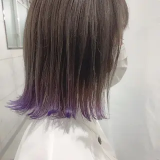 ミディアム カラー 艶髪育成サロン 京橋 shinのヘアスタイル