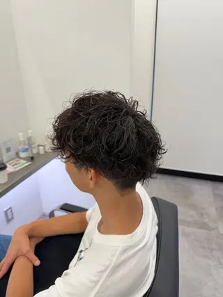 ミディアム パーマ メンズ 【メッシュ×パーマ】 ❤️🔥Koukiのヘアスタイル