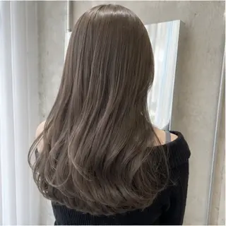 セミロング カラー ヘアアレンジ 透明感カラー レイヤー/コウスケのヘアスタイル