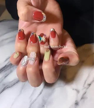 ネイル ネイルルームリッカ 𝐦𝐚𝐲𝐮のネイルデザイン