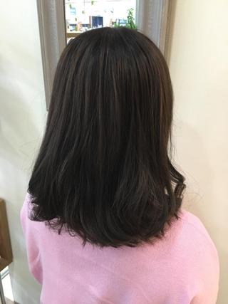 ミディアム 植田 敬太のヘアスタイル
