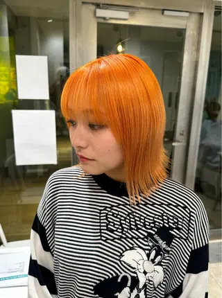 ミディアム カラー デザインカラー🎨 下北沢 / 磯部のヘアスタイル