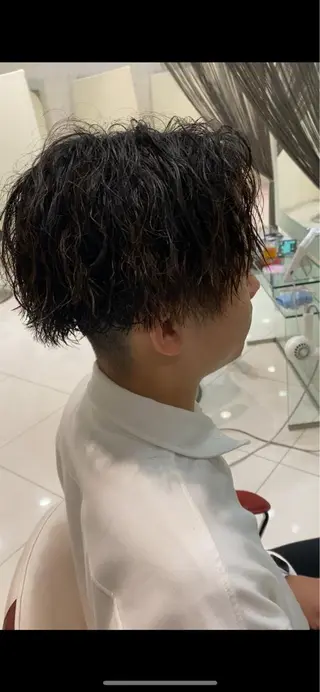 パーマ メンズ 【育休中】EARTH 荒井店HARUNAのヘアスタイル