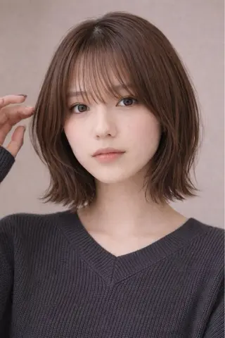 カラー 丸山 心 / 艶カラーのヘアスタイル