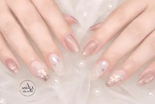 ネイル ANGILA ネイル¨̮S*Y*Kのネイルデザイン