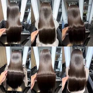 ロング 岡 龍太郎のヘアスタイル