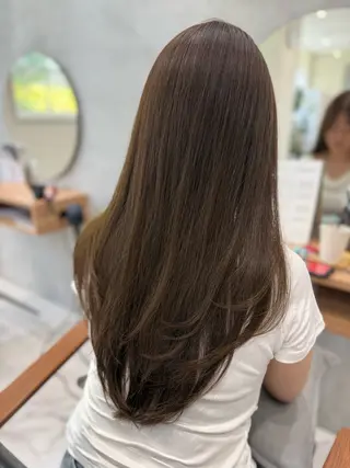 ロング カラー 透け感color/ SUのヘアスタイル