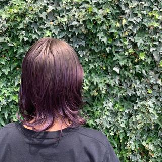 セミロング カラー 佐藤 宰  OZ桑野店のヘアスタイル