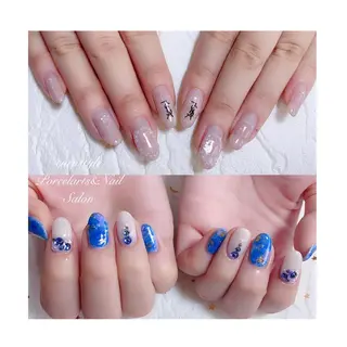 ミディアム ネイル 🐾enen style 🐾のネイルデザイン
