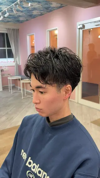 パーマ メンズ 髪質改善/ メンズカット・パーマのヘアスタイル