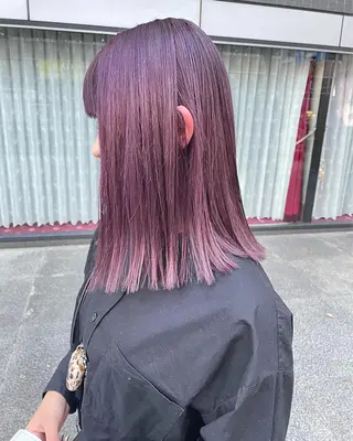 セミロング カラー パーマ ヘアアレンジ メンズ キッズ ネイル マツエク・マツパ アイブロウ tatsumi/ボブ ウルフ/レイヤーのヘアスタイル