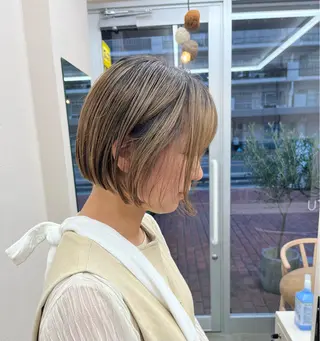 ショート カラー Hareru 豊田 修廣のヘアスタイル