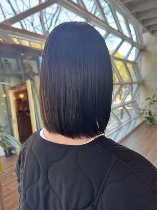 ミディアム パーマ 村上 輝のヘアスタイル