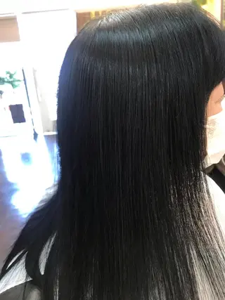 セミロング パーマ 桧山 真のヘアスタイル