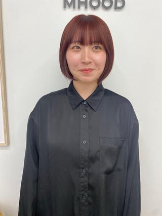 ショート カラー 透明感カラー hinaka.のヘアスタイル