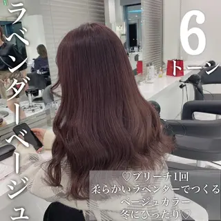 ロング カラー 🪽天神/うる艶 /トレンドヘア🪽のヘアスタイル