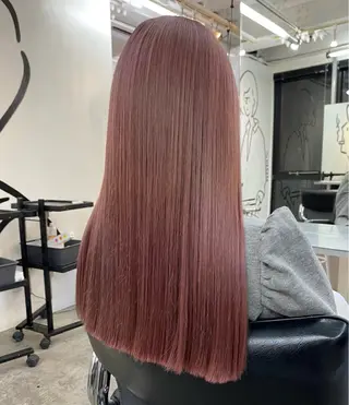 ロング カラー 透明感カラー×艶髪 🍒Mihoのヘアスタイル