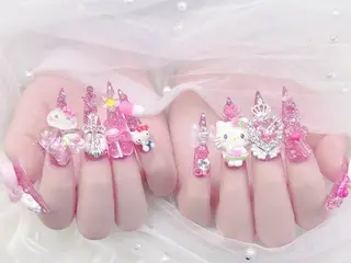 ネイル MoMoA Nail ネイル長さ出し専門店のネイルデザイン