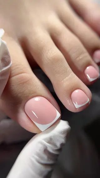 カラー ショート 波 なみのネイルデザイン