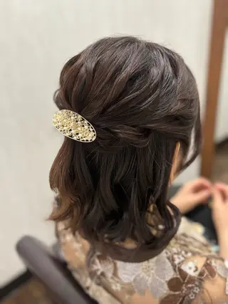 ミディアム ヘアアレンジ カラーモデル募集 ☘️もえな☘️のヘアスタイル