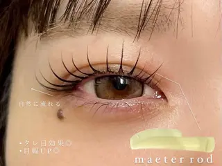 マツエク・マツパ Crescent Eyeのマツエク・マツパデザイン