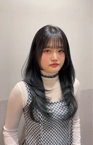 ロング ❤︎︎韓国ヘア❤︎︎ 𝑺𝒉𝒊𝒉𝒐のヘアスタイル
