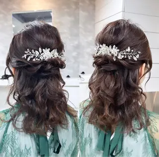 ミディアム レイヤー/艶髪カラー 森本くるみのヘアスタイル