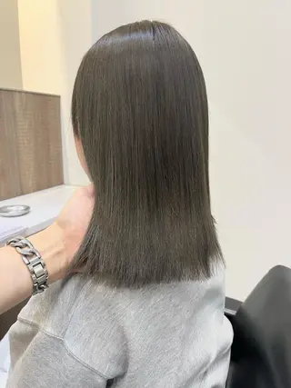 ミディアム カラー レイヤー/大人メンズ パーマ🌀 平島拓也のヘアスタイル