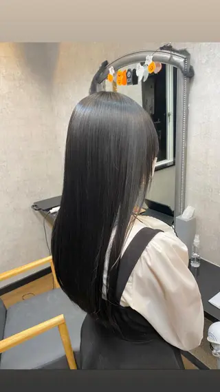 ロング カラー パーマ ヘアアレンジ 🤍透明感カラー🤍 Ryujiのヘアスタイル