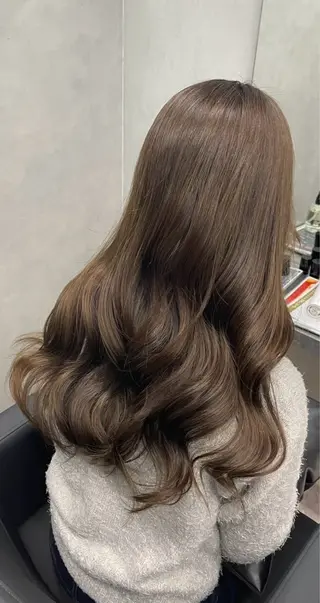 ロング カラー しゅうと/ 透明感カラー/心斎橋のヘアスタイル