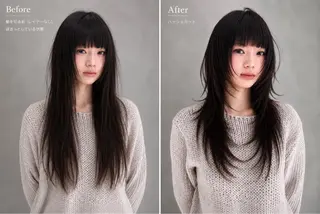 セミロング Kawahara WATARUのヘアスタイル