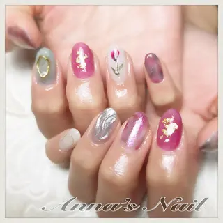 ネイル 清口 杏奈のネイルデザイン