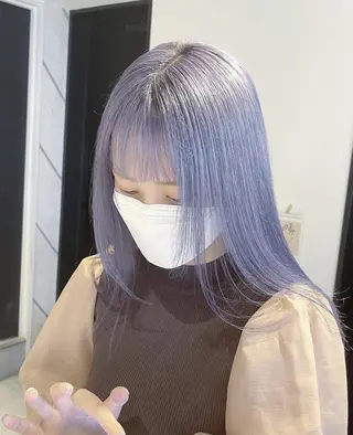 ロング カラー ヘアアレンジ パーマ メンズ キッズ マツエク・マツパ ネイル アイブロウ カラーソムリエ認定 茶屋町Eir岩本のヘアスタイル